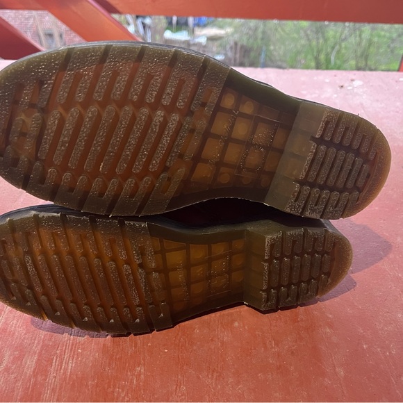 Dr. Martens Men's Burgundy Boots - Picture 5 of 5